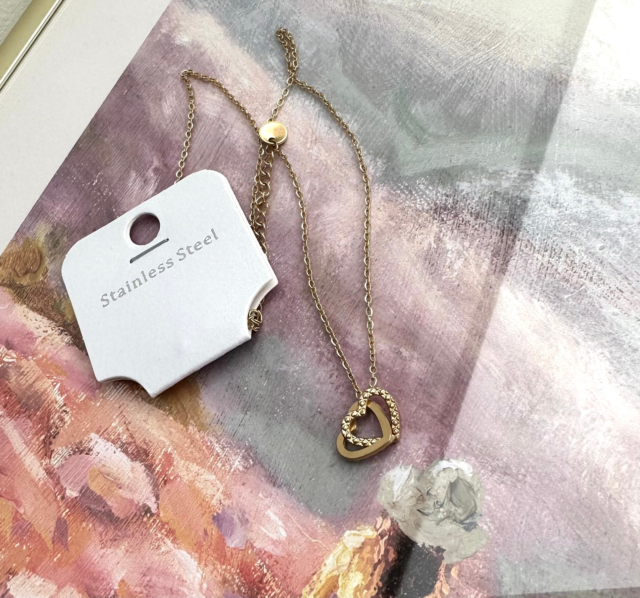 Kette Doppelherz Gold
