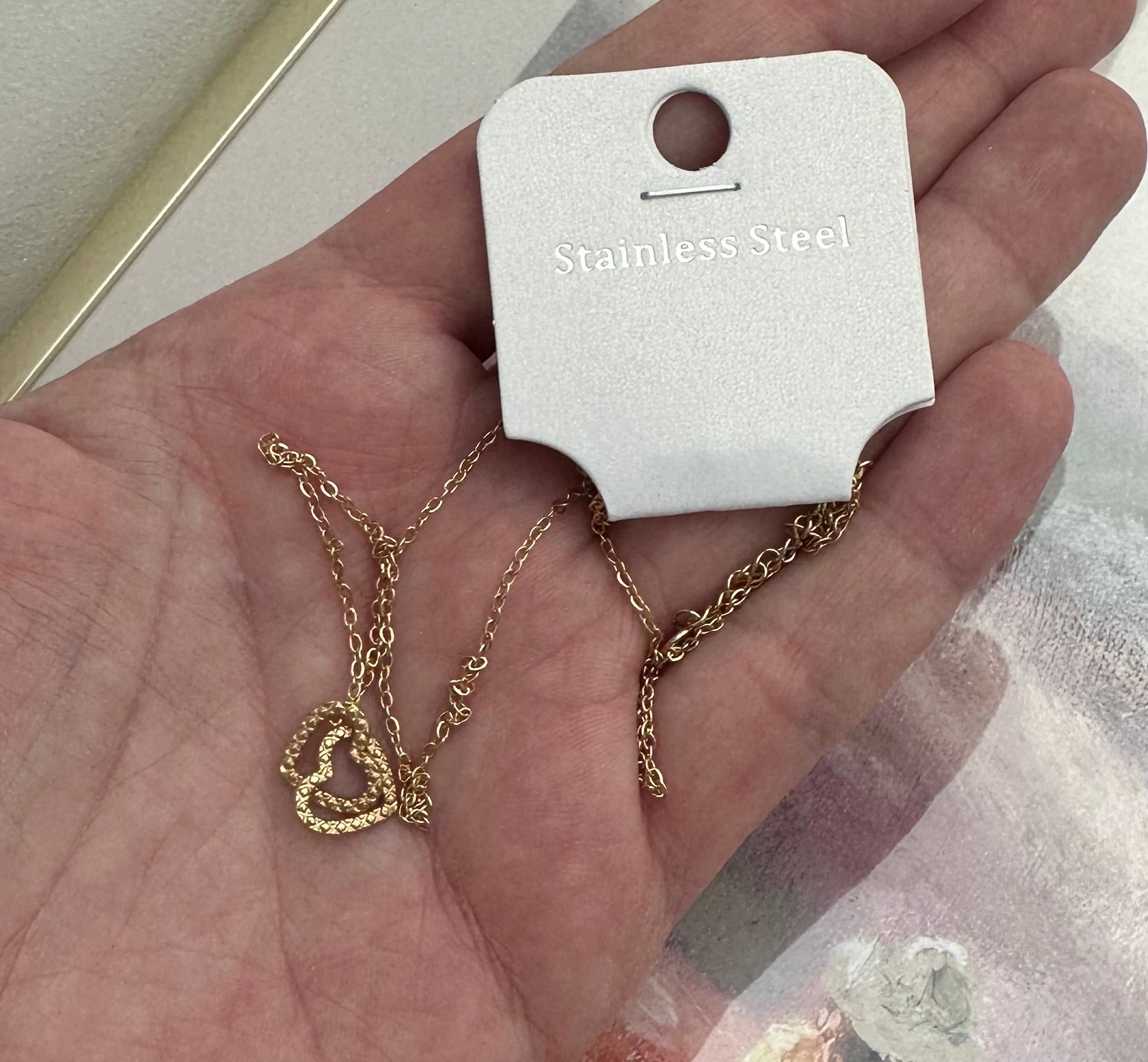 Kette Doppelherz Gold