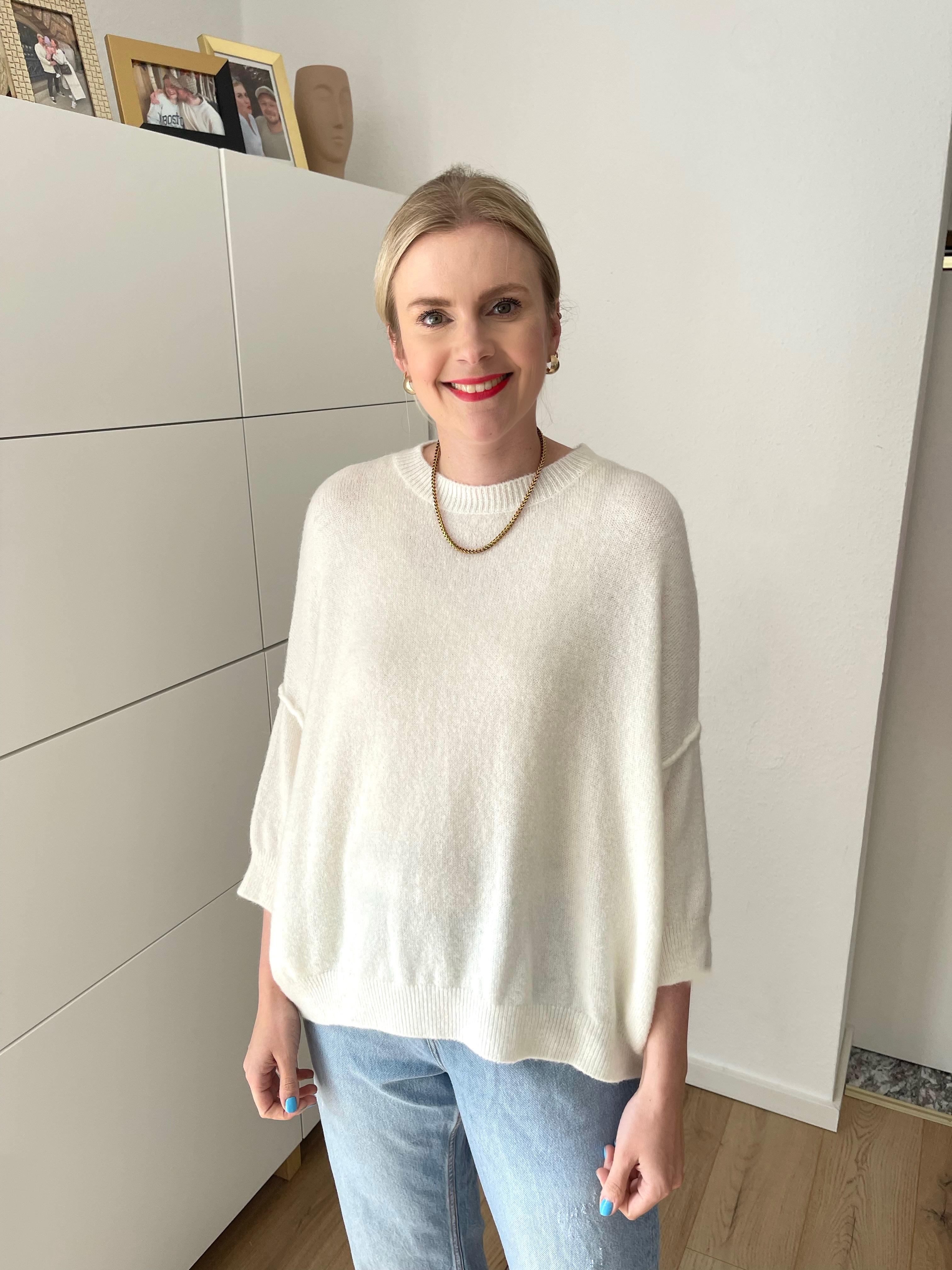 Pullover Cozy Weiß