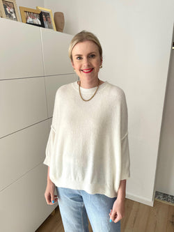 Pullover Cozy Weiß