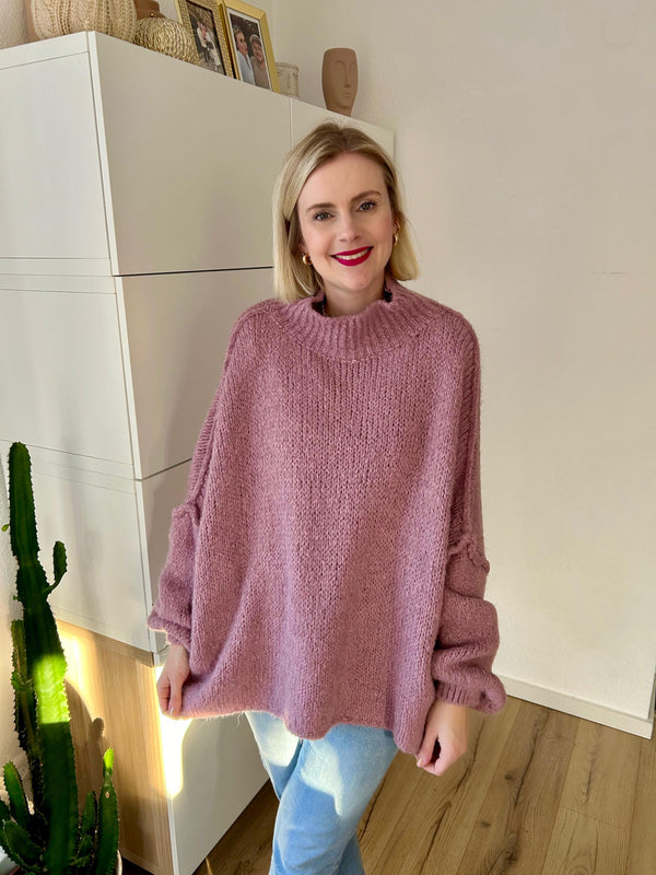Oversized Cozy Pullover Mauve
